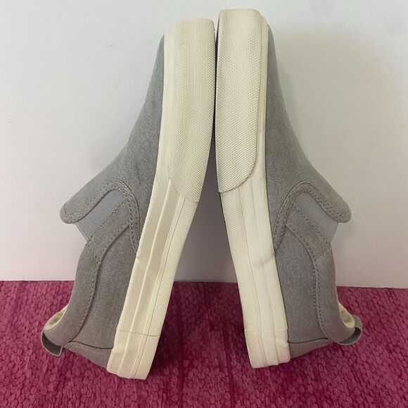 Taos Footwear Rubber Soul Slip On Canvas Sneakers Gray Size 6.5 - Picture 7 of 10